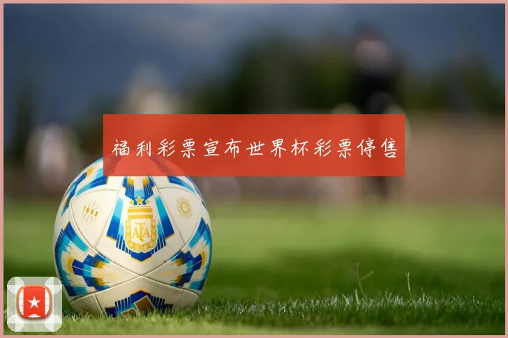 福利彩票宣布世界杯彩票停售